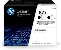 HP 87X originele high-capacity zwarte LaserJet tonercartridges, 2-pack - thumbnail