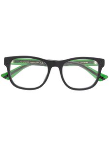 Gucci Eyewear lunettes de vue à monture carrée - Noir