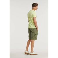 PME Legend T-shirt met printopdruk lichtgeel