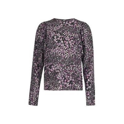 Eksept by Shoeby gebloemde top Second paars