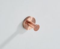 Handdoek haak Copper | Wandmontage | 5.5 cm | Enkel haaks | Koper geborsteld