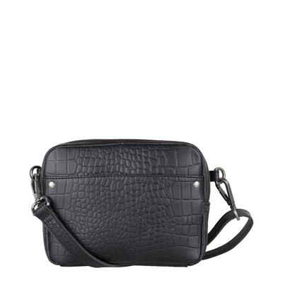 Cowboysbag X Bobbie Bodt Bag Bobbie Schoudertas Black Croco Cowboysbag X Bobbie Bodt Bag Bobbie Schoudertas Black Croco