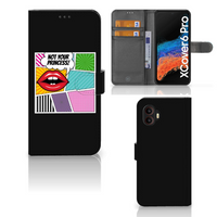 Samsung Galaxy Xcover 6 Pro Wallet Case met Pasjes Popart Princess