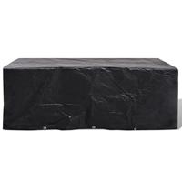 vidaXL Tuinmeubelhoes voor 8-persoons Poly Rattan Set Tuinmeubel Meubelhoes Tuinhoes Afdekhoes Afdekking Meubelafdekking Hoezen Tuin
