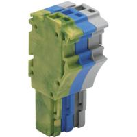 WAGO 2022-103/000-039 Connector, female Grijs, Blauw, Groen, Geel 1 stuk(s)