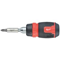 Milwaukee Accessoires Schroevendraaier multi-Bit 8 in 1 ratelend compact - 4932480581 - thumbnail