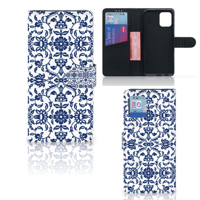OPPO Find X3 Pro Hoesje Flower Blue