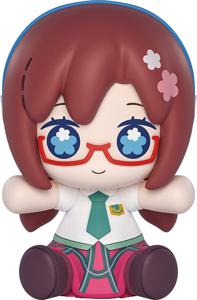 Rebuild of Evangelion Huggy Good Smile Chibi Figure Mari Makinami Illustrious: School Uniform Ver. 6 cm