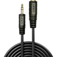 LINDY 35652 Jackplug Audio Verlengkabel [1x Jackplug male 3,5 mm - 1x Jackplug female 3,5 mm] 2.00 m Zwart - thumbnail