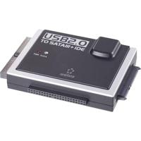 Renkforce HDD Adapter [1x USB-A 2.0 stekker - 1x IDE-bus 40-polig, IDE-bus 44-polig, SATA-combi-stekker 15+7-polig] 0.9