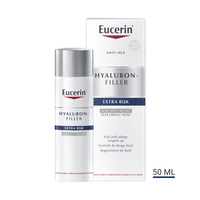 Eucerin Hyaluron-Filler Extra Rijk Nachtcrème Anti-Age en Rimpels Zeer Droge Huid 50ml - thumbnail