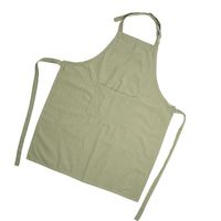 KOOK Keukenschort Washed Uni Khaki 90 x 70 cm - thumbnail