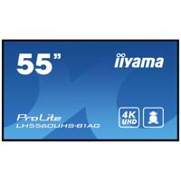 iiyama LH5560UHS-B1AG beeldkrant Digitaal A-kaart 139,7 cm (55") LED Wifi 500 cd/m² 4K Ultra HD Zwart Type processor Android 11 24/7 - thumbnail