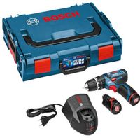 Bosch Blauw GSB 12V-15 accu Klopboormachine | Li-Ion 2.0Ah | in L-boxx - 06019B6906 - thumbnail