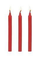 Fire Sticks - Fetish Drip Candles Set of 3 - Red - thumbnail