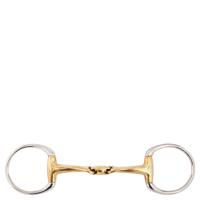 Eggbut Snaffle BR Soft Contactdouble Broken 14mm