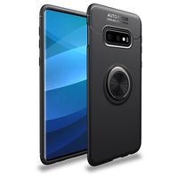 Samsung Galaxy S10+ Magnetische Ring Grip Case - Zwart - thumbnail