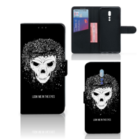 Telefoonhoesje met Naam OPPO Reno Z Skull Hair