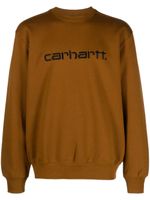 Carhartt WIP sweat en jersey à logo brodé - Marron