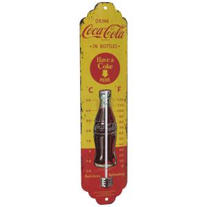 TFA Dostmann NOSTALGIC ART Coca Cola Thermometer Geel, Rood