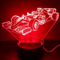 3D LED LAMP - FORMULE 1 MODEL 2