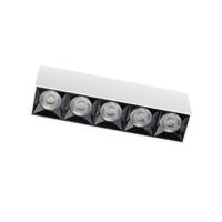 Nowodvorski Witte opbouwspot Midi Led 5x1 leds - 4000K 10052 - thumbnail