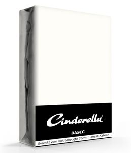 Cinderella Basic Hoeslaken Ivory Hoge Hoek - 40 cm-180 x 200 cm