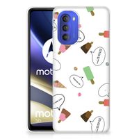 Motorola Moto G51 5G Siliconen Case IJsjes - thumbnail