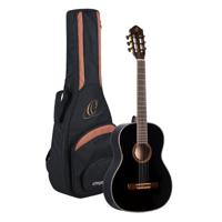 Ortega Guitars Slim Neck Concertgitaar - Family Series - inclusief Gigbag - mahonie/sparren plafond (R221SNBK)