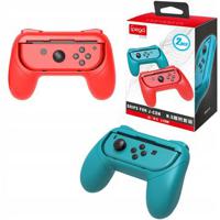 iPega PG-SW087 Grip voor Joy-Con Controllers - 2 stuks. - Blauw / Rood - thumbnail