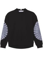 Proenza Schouler White Label sweat Ring Tie Dye en coton - Noir - thumbnail