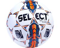 Select Voetbal Brillant Super Wit/Blauw/Oranje - thumbnail