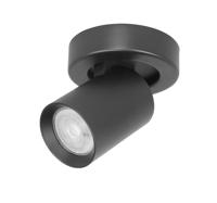 HighLight opbouwspot Oliver 1L rond - zwart