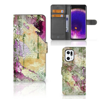 Hoesje OPPO Find X5 Pro Letter Painting