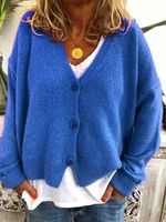 Women Casual Top Tunic Sweater Cardigan