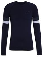 FALKE Heren Top van onderlaag Maximum Warm Round Neck M L/s Sh functioneel materiaal sneldrogend 1 stuk, Blauw Space Blue 6116 Trend, M