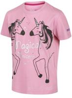 Regatta T shirt Bosley III meisjes katoen roze maat 80 86