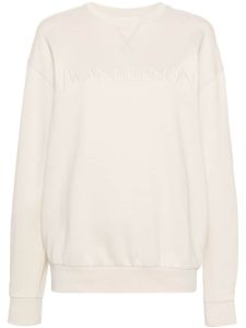 JW Anderson logo-embroidered sweatshirt - Tons neutres