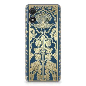 Motorola Moto E13 TPU Case Beige Flowers