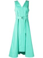 3.1 Phillip Lim robe mi-longue sans manches à col v - Vert