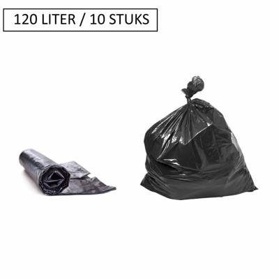 Benson Vuilniszak 120 liter Extra Dik - 29 Mic - 10 Zakken Benson Vuilniszak 120 liter Extra Dik - 29 Mic - 10 Zakken