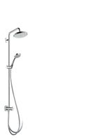 Hansgrohe Croma Doucheset 220 Met Reno Douchearm 40 Cm. Chroom - thumbnail