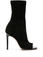 Paris Texas bottines en daim 105 mm - Noir