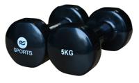 Vinyl dumbells 2 x 5.0 kg