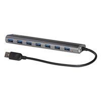 i-tec USB 3.0 7-Port HUB Metaal met Stroomadapter voor Windows MacOS Linux Android