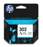 HP 302 originele drie-kleuren inktcartridge - thumbnail