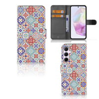 Samsung Galaxy A35 Bookcase Tiles Color - thumbnail