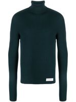 Balmain pull en laine à col roulé - Vert