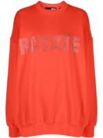 ROTATE BIRGER CHRISTENSEN t-shirt à logo orné de cristaux - Rouge