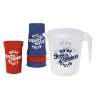 Harley-Davidson Motorcycle Pitcher Set